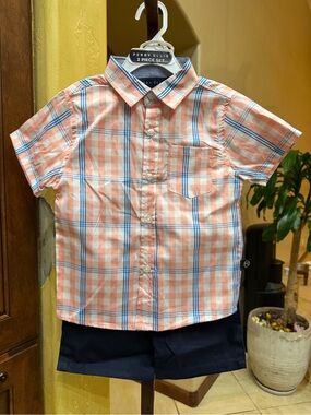 NWT Boys Perry Ellis Shorts Set Size 4